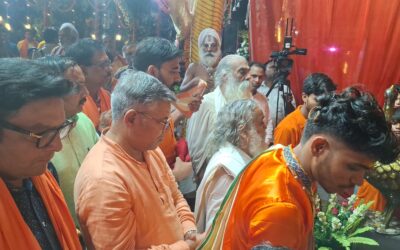 नमामि सरयू सेवा ट्रस्ट ने मनाया सरयू छट्ठी महाेत्सव , हुआ भंडारा