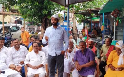दाउदपुर में वीर कुंवर सिंह की प्रतिमा निर्माण हेतु भूमि पूजन