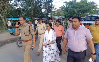 सीवान में पीएम की सभा को लेकर मशरक में हाईवे सड़कों का एसडीओ और डीएसपी ने किया निरीक्षण
