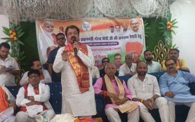 भाजपा प्रदेश अध्यक्ष डॉ दिलीप जायसवाल का एकमा में हुआ भव्य स्वागत, कार्यकर्ताओं में दिखा जोश
