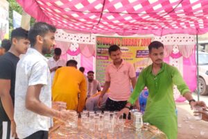 सिसवन की खबरें : सावन के सोमवार पर श्रद्धालुओं के लिए निशुल्क जल सेवा का आयोजन