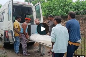चिमनी पर काम करने के दौरान घायल ट्रैक्टर ड्राइवर की मौत