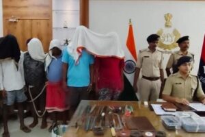 गैंगस्टर चंदन मिश्रा हत्याकांड-शेरू गैंग से बदला लेने की प्लानिंग:गन फैक्ट्री में तैयार हो रहे थे हथियार, मुंगेर से बुलाया था एक्सपर्ट, 6 गिरफ्तार