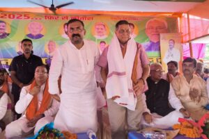 अमनौर में NDA का शक्ति प्रदर्शन, मंटू सिंह के लिए मांगा तीसरी बार आर्शिवाद