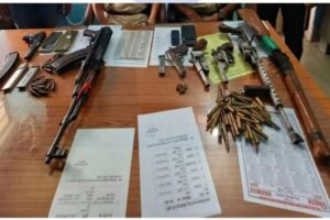 बिहार चुनाव से पहले STF की बड़ी कार्रवाई, भोजपुर में AK-47 समेत सात अवैध हथियारों के साथ दो गिरफ्तार