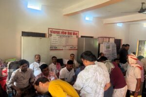 सिसवन की खबरें : चैनपुर में राजस्व महाअभियान को लेकर शिविर का आयोजन